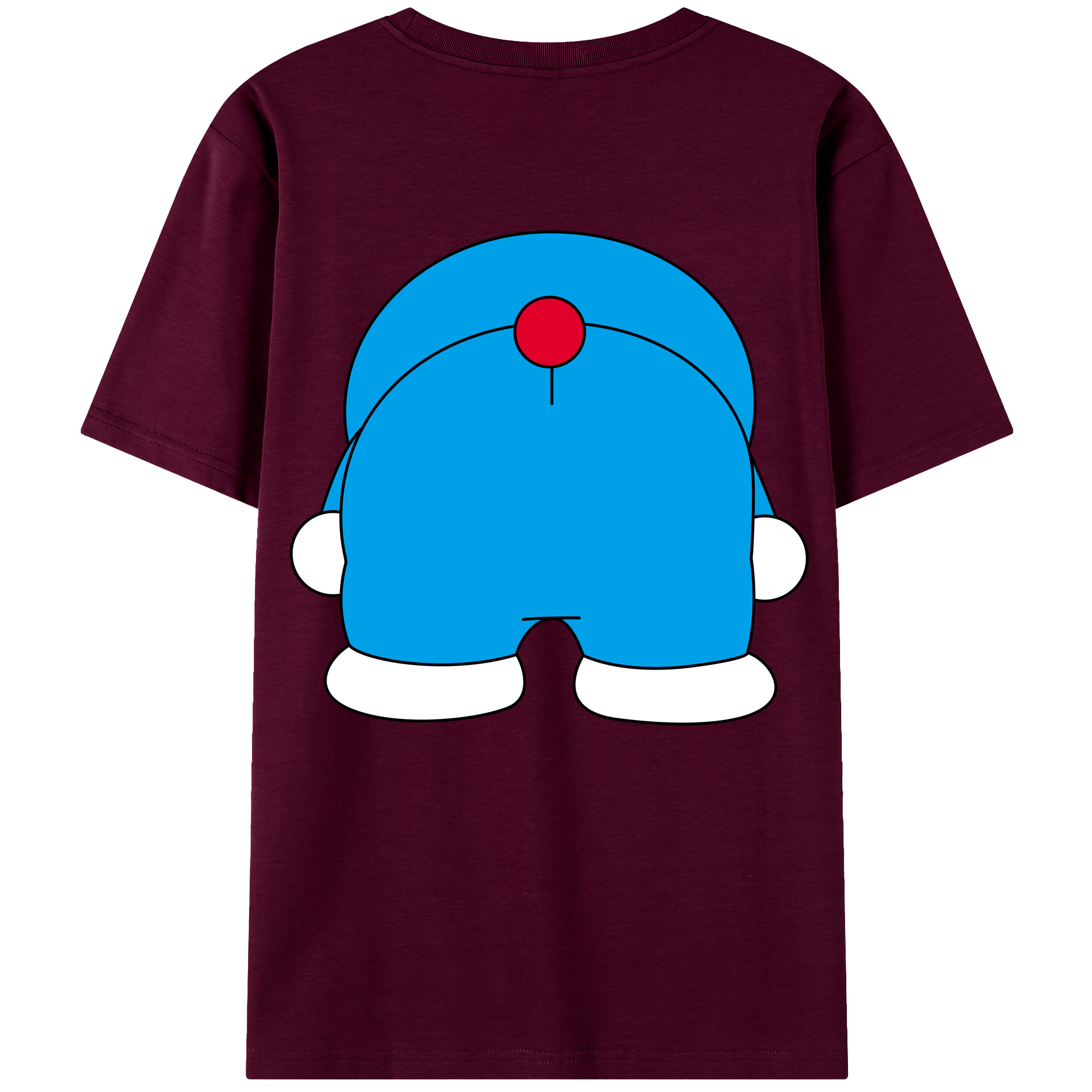 （画像用） ドラえもん Doraemon レディース半袖Tシャツ(バックプリント)